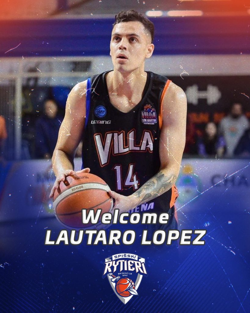 Na slovenské palubovky sa vracia jeden z najlepších rozohrávačov jej histórie, argentínsky playmaker Lautaro Lopez.